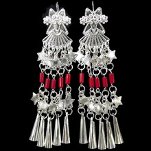LosoDo Chinese Ethnic style long creative cute elegant exaggerated tassel retro earring for women Boho vintage female jewelry 2024 - buy cheap
