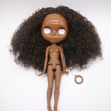 Without eyes chips joint Nude blyth doll for DIY Mixed hair without make up 2024 - buy cheap