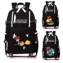 Cartoon Kiki's Delivery Service Totoro Backpack Bags Laptop School Travel Book Bags Teenagers Girls Boys Rucksack Gift 2024 - buy cheap