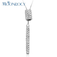 Женское Ожерелье MOONROCY, модное ожерелье с кристаллами, бесплатная доставка 2024 - купить недорого