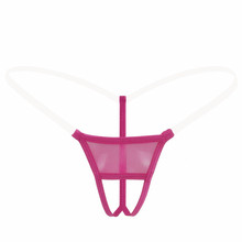 Calcinha renda transparente sem costura, calcinha invisível tipo micro biquíni, tanga, sensual, roupa íntima para mulheres, lingerie erótica 2024 - compre barato