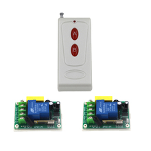 Interruptor de controle remoto sem fio rf 1x 433mhz, transmissor 2ch + 2x220v 30a 1ch receptores domésticos, interruptor com controle inteligente sku: 5524