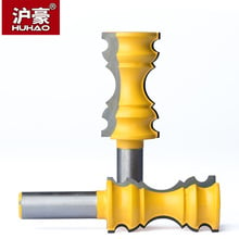 HUHAO 1pc 1/2" Shank Woodworking Slotted Trimming Router Bits Milling Cutter CNC Tool  For Wood Pattern Carving Cutter 2024 - buy cheap