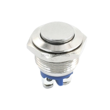 (50 Pieces/lot) 16mm High Flat Head Momentary Waterproof  Metal Push Button Switch 2024 - buy cheap