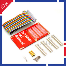 52Pi Raspberry Pi 2 / 3 Model B HAT Breakout Shield DIY GPIO Expansion Board with 40P Rainbow cable Kit 2024 - buy cheap