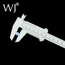 Wholeslae-calibrador de plástico vernier de 150 mm y 6 ", micrómetro, cuentas de anillo de joyería blanca, mediciones fáciles para herramienta de tienda o estudiante 2024 - compra barato