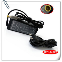 Cargador con adaptador de CA de 90W para portátil, fuente de alimentación de 20V y 4.5A para Lenovo Thinkpad T400, T400s, T500, T510i, 42T5000, 92P1156 2024 - compra barato