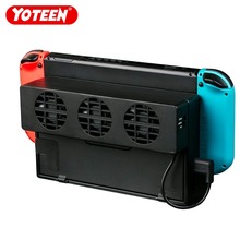 Yoteen, Enfriador de energía USB externo para Nintendo Switch, estación de acoplamiento, ventilador de refrigeración Turbo USB para NS, base Original 2024 - compra barato