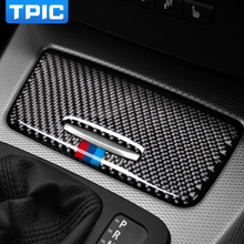 TPIC Interior Carbon Fiber Car Storage Box Panel Trim Cover Decor Sticker For BMW E90 E92 E93 ( 2005-2012 ) 3 series Car Styling 2024 - buy cheap