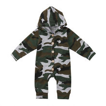 Newborn Baby Boy Girl Long Sleeve Camouflage Romper Jumpsuit Outfit Clothes Baby Clothing 2024 - buy cheap
