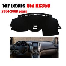 RKAC Car Dashboard pad For Lexus old RX350 2004 to 2008 years left steering wheel  car sticker Polyester I accessories desk pad 2024 - buy cheap