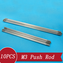 10PCS M3 Push Rod L150/200/250/300mm Dual End Threaded Servo Linkage Connecting Rod Lever for RC Boat/Aircraft Steering Parts 2024 - buy cheap