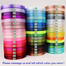 3pcs/lot, 6mm Pretty Silk Satin Ribbon 52 colors Single-sided Ribbons for Wedding Decor Gift Packaging DIY Accessories 2024 - buy cheap