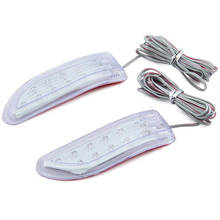 2pcs Soft 13LED Car Universal Auto Side Door Mirror Light Lamp 12V Indicator Turn Signals 2024 - buy cheap