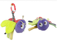 Baby Rattles hanging Bee with sound Cute Animals Infant Baby Crib Stroller Toy Teether Plush Newborn Bed Bee Play Doll B0975 2024 - buy cheap