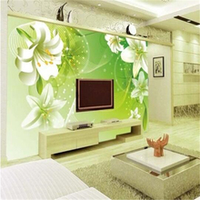 beibehang papel de parede New large wallpaper Custom pink roses 3d TV wall mural wall stickers Custom wall paper papel de parede 2024 - buy cheap