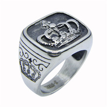 Rany&Roy Newest Royal Crown Ring 316L Stainless Steel Fashion Jewelry Hiphop Style Punk Ring 2024 - buy cheap