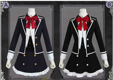 Anime DIABOLIK LOVERS Yui Komori Cosplay Costume School Uniform Custom Made Free Shipping 2024 - buy cheap