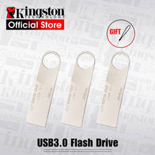 Kingston-unidad Flash USB, Pendrive DTSE9G2, 8GB, 16GB, 32GB, 64GB, 128GB, 3,0, Memoria Flash, anillo de metal 2024 - compra barato