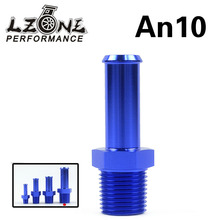 LZONE-Универсальный алюминиевый прямой 5/8 "шланг соска для мужчин 1/2" NPT фитинг синий JR-SL840-10-011 2024 - купить недорого