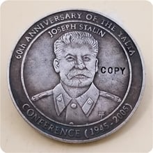 (1945-2005) yhiyalta, 60 aniversario de la Conferencia de yalta, cinco dólares, copia de moneda 2024 - compra barato