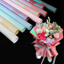 20piecs Rainbow Film Wrapping Paper Tissue Paper Floral Wrapping Paper Home Decoration Festive Party Packaging Paper 2024 - buy cheap