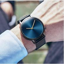 Relógio de pulso masculino moda clássico relógio de ouro aço inoxidável preto negócios masculino relógio orologio uomo montre femme 2019 2024 - compre barato