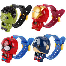 Electronic Toys  Watch Avengers Iron Man Green Giant Spiderman Captain America doll deformation toy kids toys  for children 2024 - buy cheap