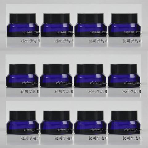 Download 15g Blue Glass Cream Jar With Black Plastic Lid 15 Grams Cosmetic Jar Packing For Sample Eye Cream 15g Mini Glass Bottle Buy Cheap In An Online Store With Delivery Price Comparison Specifications Photos