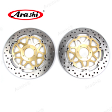 Arashi-disco de freio dianteiro para honda cbr f 2005-2016 cnc, discos de freio frontal com rotores cbr600f cbr 600f cbr600 f 600 1995 cbr400f 85-87 2024 - compre barato