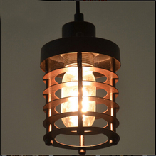 Nordic Loft Industrial Wind American country cord pendant lamp droplight Edison iron vintage pendant lighting 2024 - buy cheap