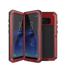 Capa armadura para samsung galaxy s9 s8 plus s7 s6 edge, armadura de metal resistente, tampa de alumínio para samsung note 8 note8 2024 - compre barato