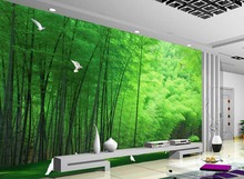 3D обои для гостиной, бамбуковые 3d обои для украшения дома 2024 - купить недорого