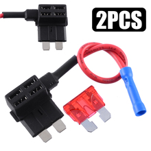 1pcs 12V Fuse Holder Add-a-circuit TAP Adapter 10AMP Standard Blade Auto Fuse with Holder 2024 - buy cheap