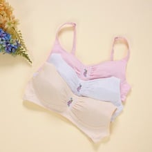 Teenage Girls Underwear Children's Training Bras for Child Young Girl Tank Tops Solid Soft Cotton thin small Bra 12~18 Year Old 2024 - buy cheap