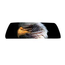 Bandeira americana águia impressão janela traseira gráfico decalque adesivo carro caminhão suv van acessórios do carro 2024 - compre barato