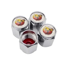 Dust Proof Metal Car Valve Stem Cap Parts for Abarth Punto 1000 204A 207A 124 Spider Fiat 124 131 500 595 Auto Exterior Styling 2024 - buy cheap