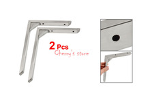 Best Promotion Wholesale Price 7.8" x 6" Stainless Steel 90 Degree Wall Mounting Bracket 2 Pcs 2024 - buy cheap