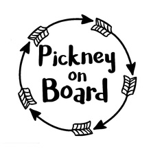 Pickney on Board Vinyl Car Decal Fun Jamaican Patwah Bumper Sticker Gift Waterproof T062 2024 - buy cheap
