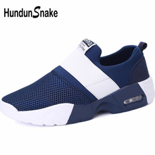 Hundunsnake Slip-On Men Running Shoes Sports Women Sneakers Man Sport Shoe Summer Krasovki Men 2019 Blue Footwear Training B-034 2024 - buy cheap