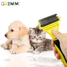 Stainless Double-sided Pet Cat Dog Comb Brush Professional Large Dogs Open Knot Rake Knife Pet Grooming 2024 - buy cheap