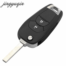 jingyuqing 10pcs/lot 2 Button Remote Car Key Shell Fob For Chevrolet Cruze Malibu Chevy Flip Folding Key Case Replacement 2024 - buy cheap
