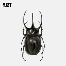 YJZT 6.8*14.4CM Pretty Colored Beetle Decor Car Stickers High Quality Personalized 11A0617 2024 - buy cheap