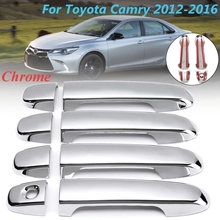 For Toyota Camry 2012 2013 2014 2015 2016 Door Handle Covers 8pcs Set ABS Chrome 4Door Handle Cover Frame Trim Sticker Gloss 2024 - buy cheap