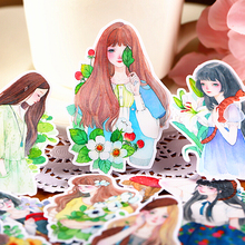 15pcs Creative Cute Self-made Mori girl / season girl  Scrapbooking Stickers /Decorative Sticker /DIY Craft Photo Albums 2023 - buy cheap