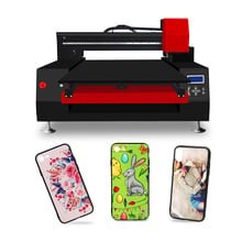 Automatic UV Flatbed Printer 60*60 cm UV Printers For Commercial For Phone Case, Acrylic, PVC, Bottle, Wood, Metal, Leather, TPU 2024 - buy cheap