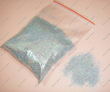 50g x 1/128"(0.2mm)Solvent Resistant-Laser Holographic Silver Shining Fine Nail Glitter Dust Powder for Nail Art DIY decoration 2024 - buy cheap