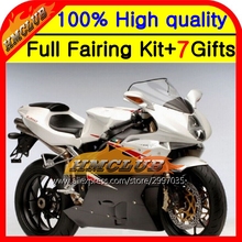 Корпус для MV Agusta F4 05 06 750 Черный Белый 1000R 312 1078 11 MA 2005 2006 4HM88 R312 750S 1000 R 05-06 обтекатель белый черный 2024 - купить недорого