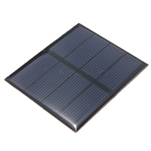 Mini DIY Solar Panel Module Polycrystalline For Light Battery Cell Phone Toy Charger Type 2V 0.6W 300Mah 82X70x3mm black 2024 - buy cheap