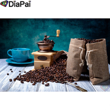 DIAPAI Diamond Painting 5D DIY 100% Full Square/Round Drill "Coffee landscape" Diamond Embroidery Cross Stitch 3D Decor A25038 2024 - buy cheap